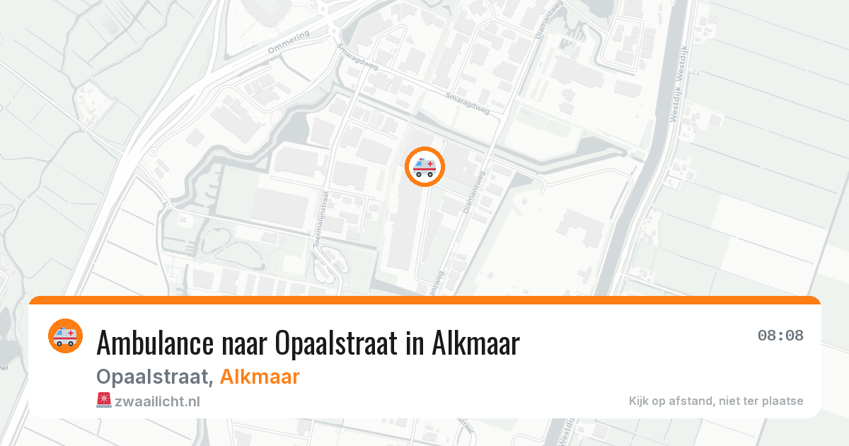 Ambulance naar Opaalstraat in Alkmaar — 20 mei 2026