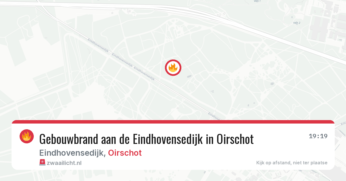 Gebouwbrand aan de Eindhovensedijk in Oirschot — 4 mrt 2026