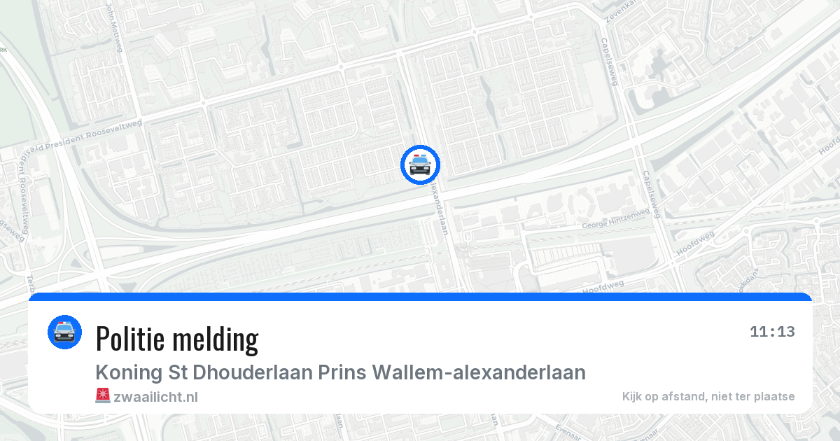 Politie melding — 3 jul 2026