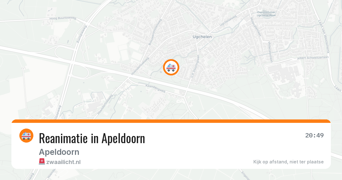 Reanimatie in Apeldoorn — 13 jun 2026