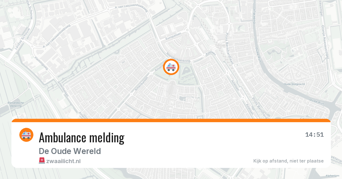 Ambulance melding — 7 jul 2026