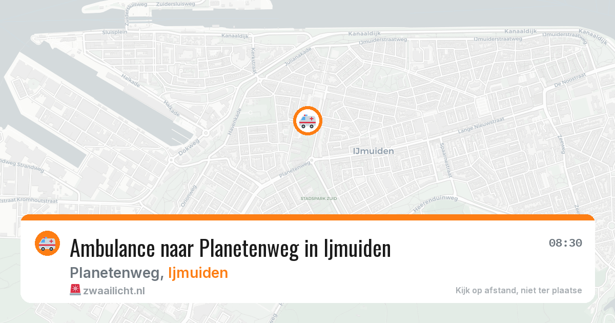 Ambulance naar Planetenweg in Ijmuiden — 17 apr 2026