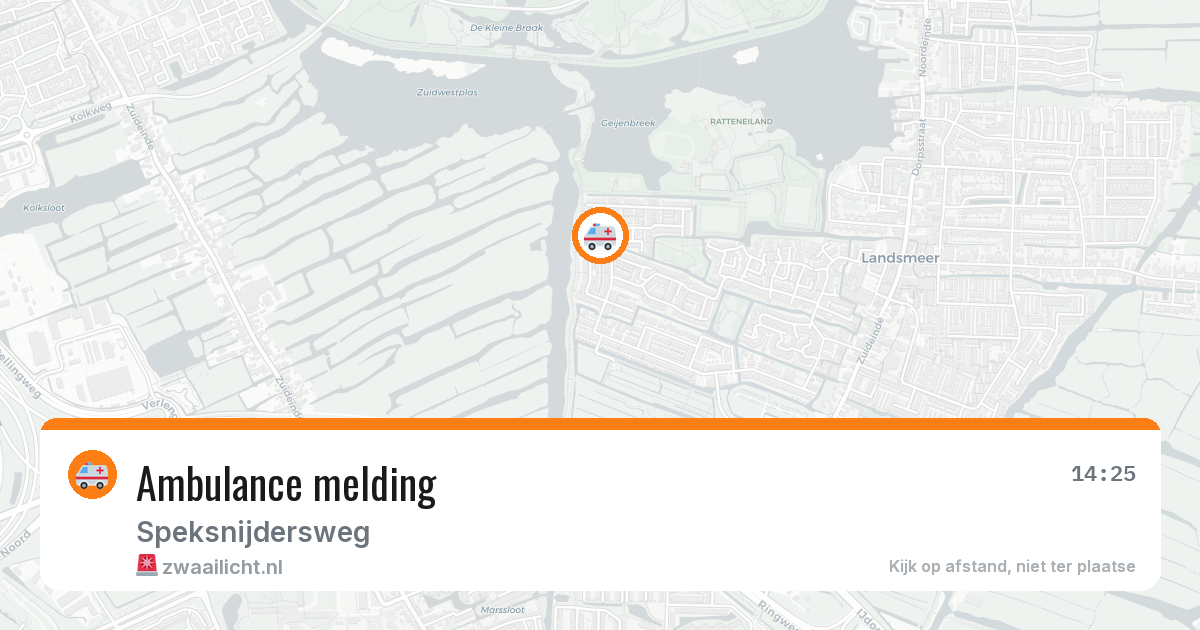 Ambulance melding — 8 feb 2026