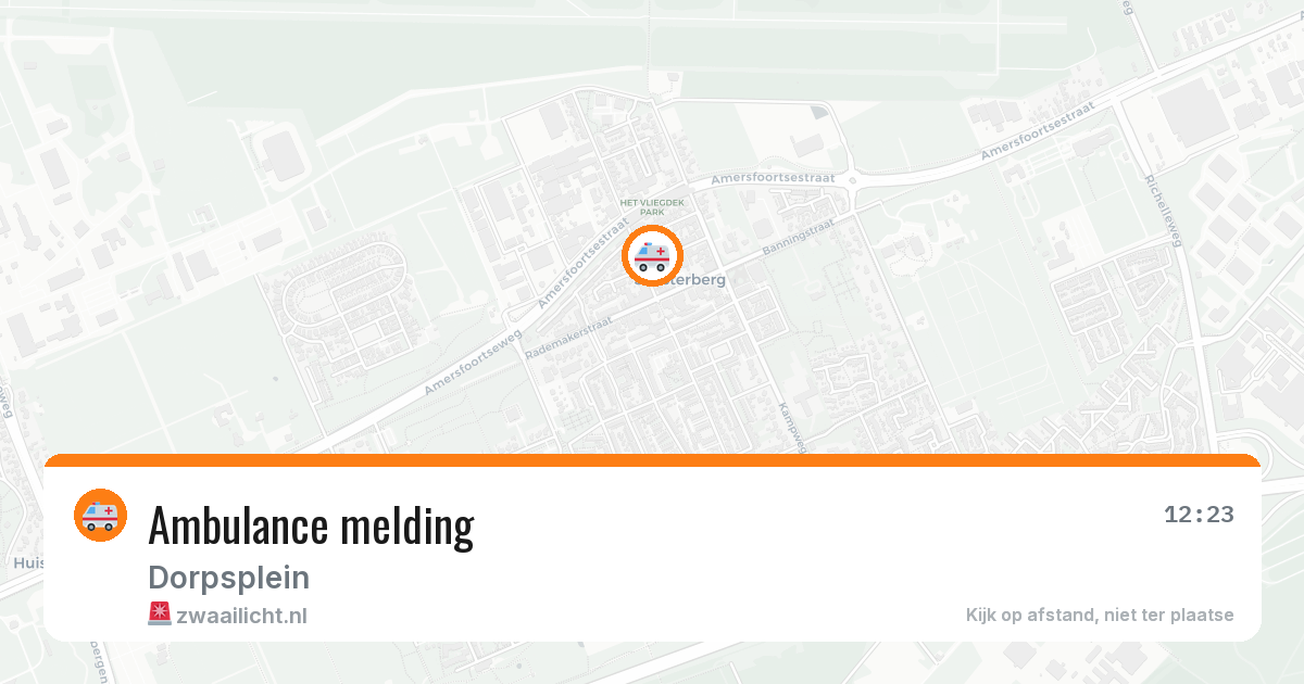 Ambulance melding — 8 feb 2026