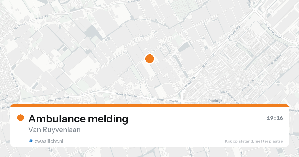 Ambulance melding — 7 feb 2026