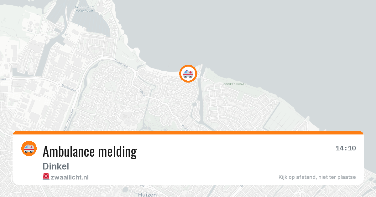 Ambulance melding — 26 mei 2026
