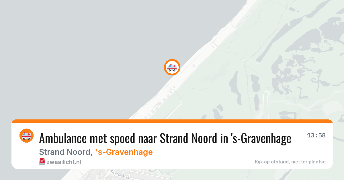 Ambulance met spoed naar Strand Noord in 's-Gravenhage — 24 jun 2026