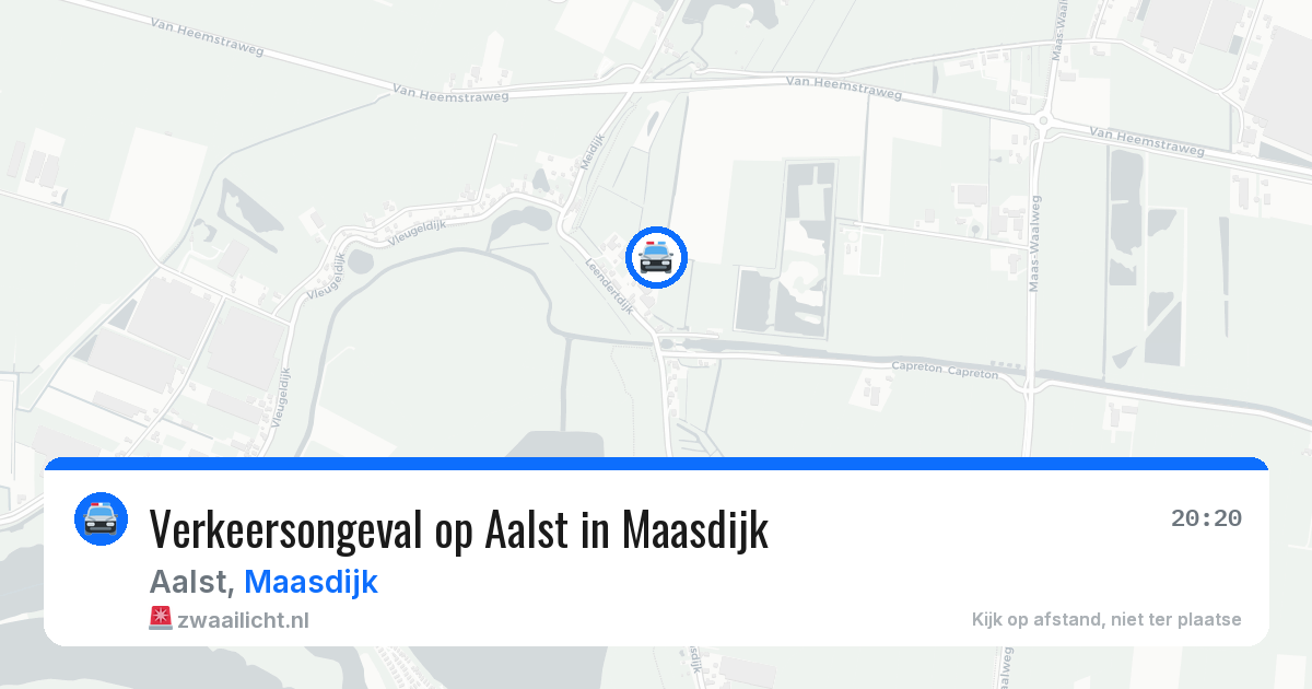 Verkeersongeval op Aalst in Maasdijk — 4 aug 2026