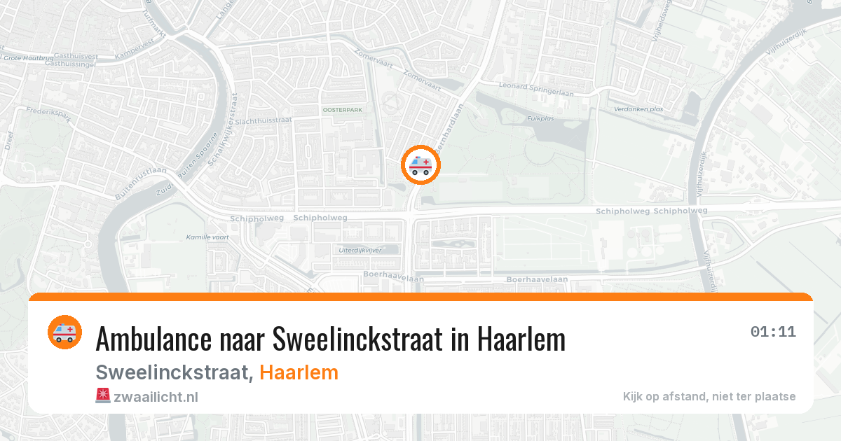 Ambulance naar Sweelinckstraat in Haarlem — 28 apr 2026