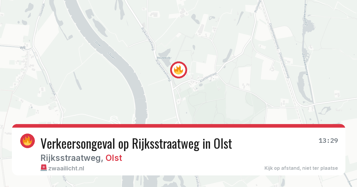 Verkeersongeval op Rijksstraatweg in Olst — 2 jul 2026