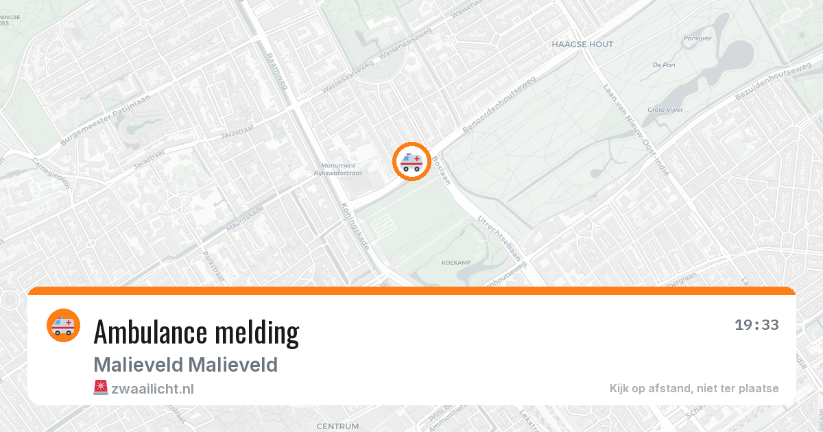 Ambulance melding — 5 mei 2026