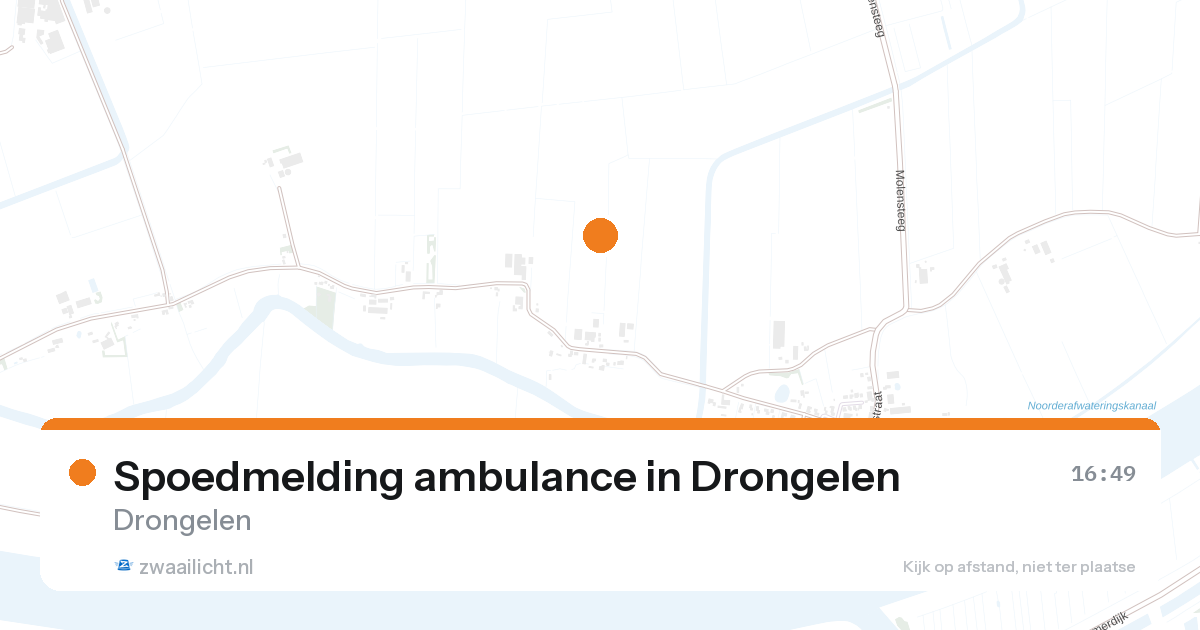 Spoedmelding ambulance in Drongelen — 26 aug 2026