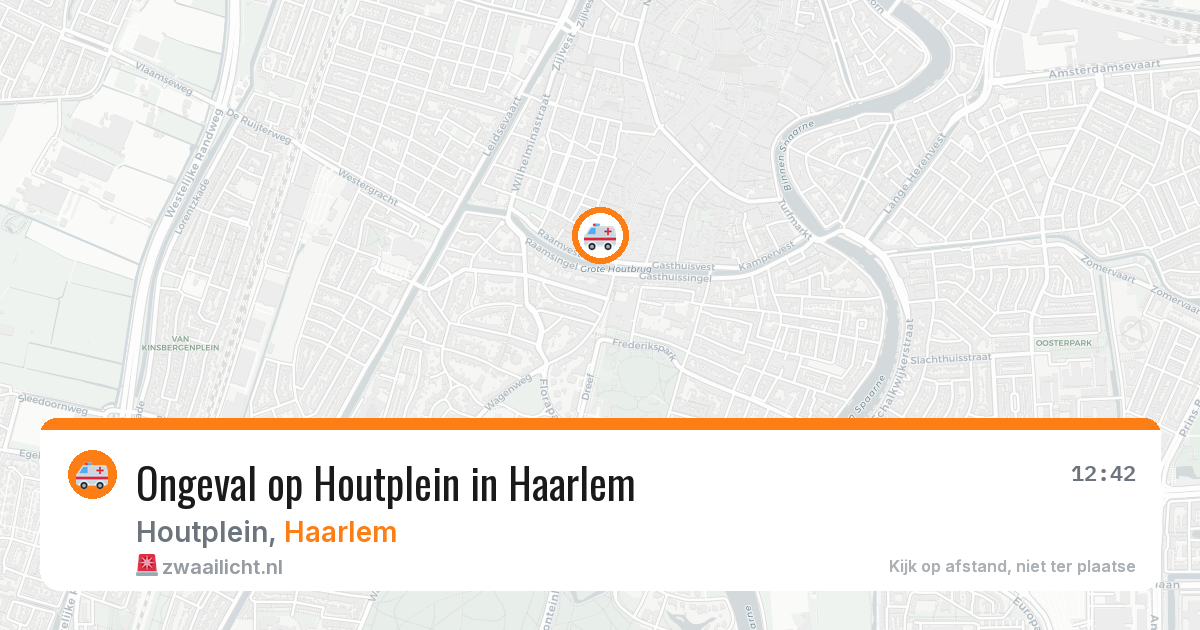 Ongeval op Houtplein in Haarlem — 10 feb 2026