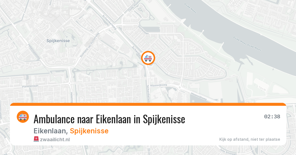 Ambulance naar Eikenlaan in Spijkenisse — 24 jun 2026