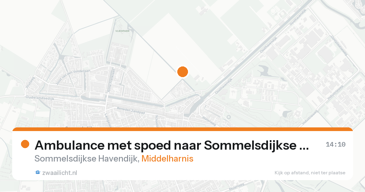 Ambulance met spoed naar Sommelsdijkse Havendijk in Middelharnis — 30 jun 2026