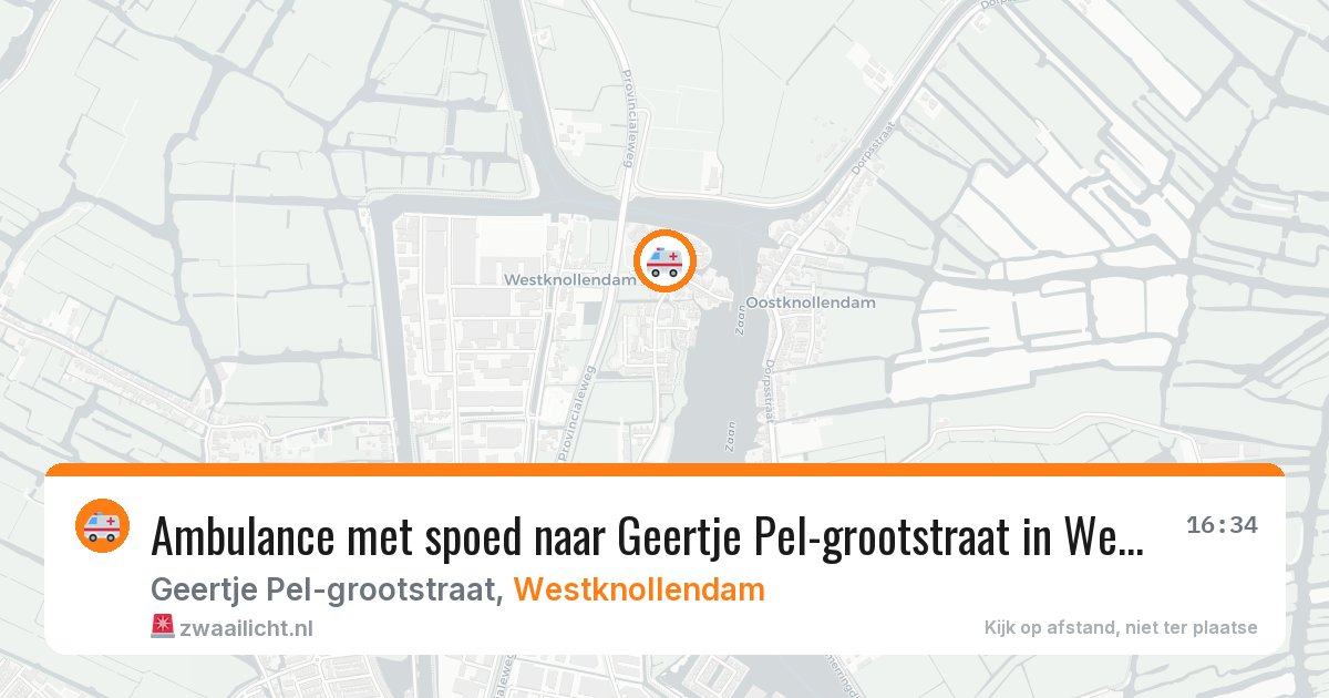 Ambulance met spoed naar Geertje Pel-grootstraat in Westknollendam — 11 feb 2026