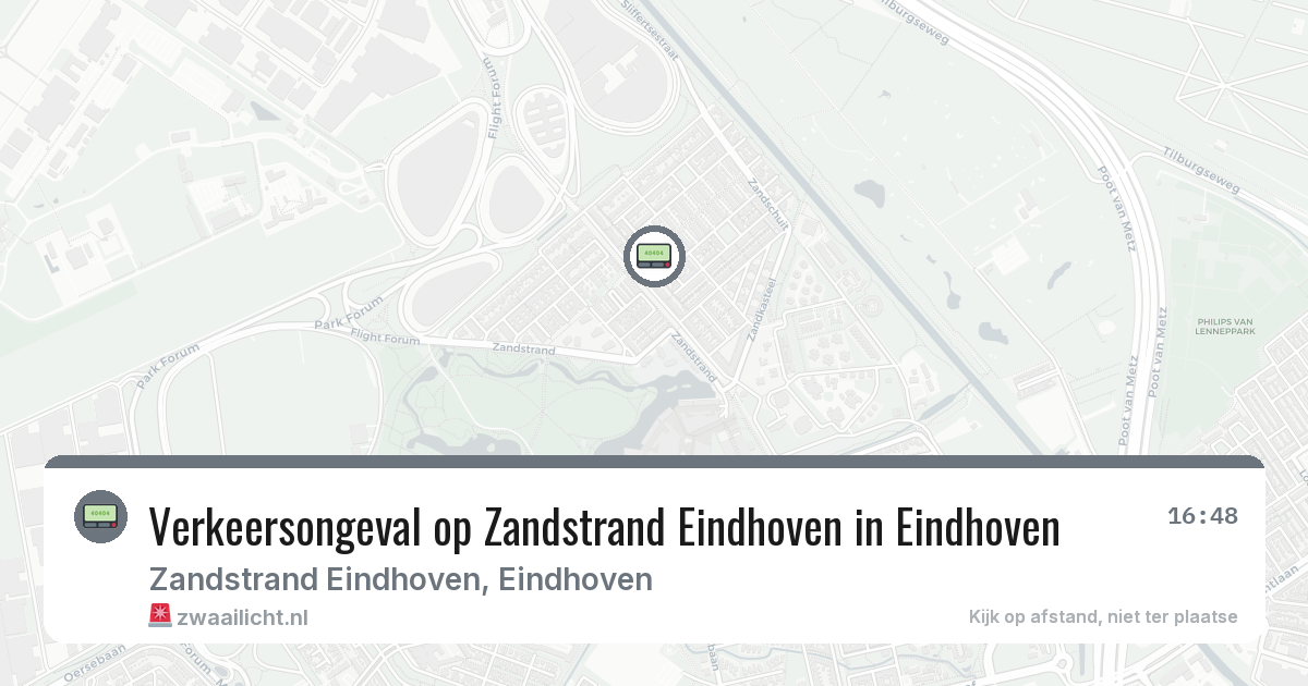 Verkeersongeval op Zandstrand Eindhoven in Eindhoven — 4 mrt 2026