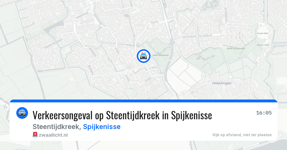 Verkeersongeval op Steentijdkreek in Spijkenisse — 18 mrt 2026