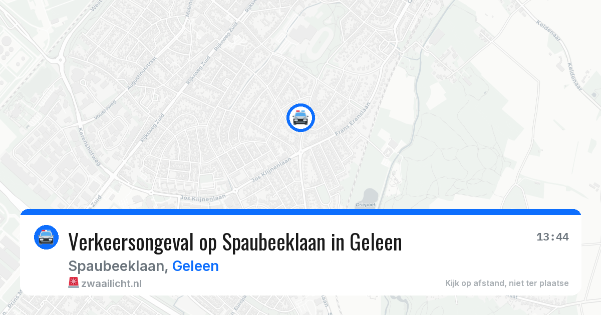 Verkeersongeval op Spaubeeklaan in Geleen — 2 mei 2026