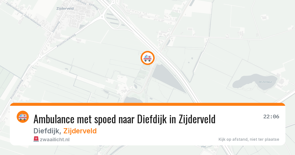 Ambulance met spoed naar Diefdijk in Zijderveld — 10 apr 2026