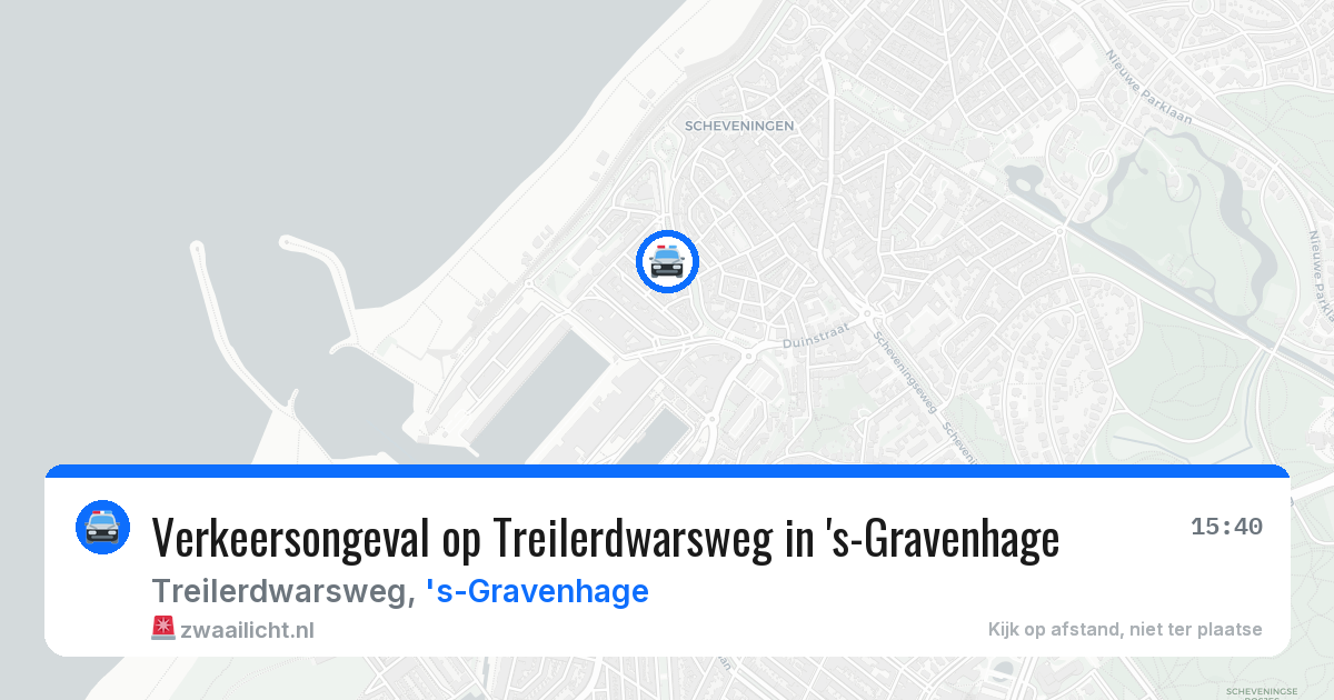 Verkeersongeval op Treilerdwarsweg in 's-Gravenhage — 26 mei 2026