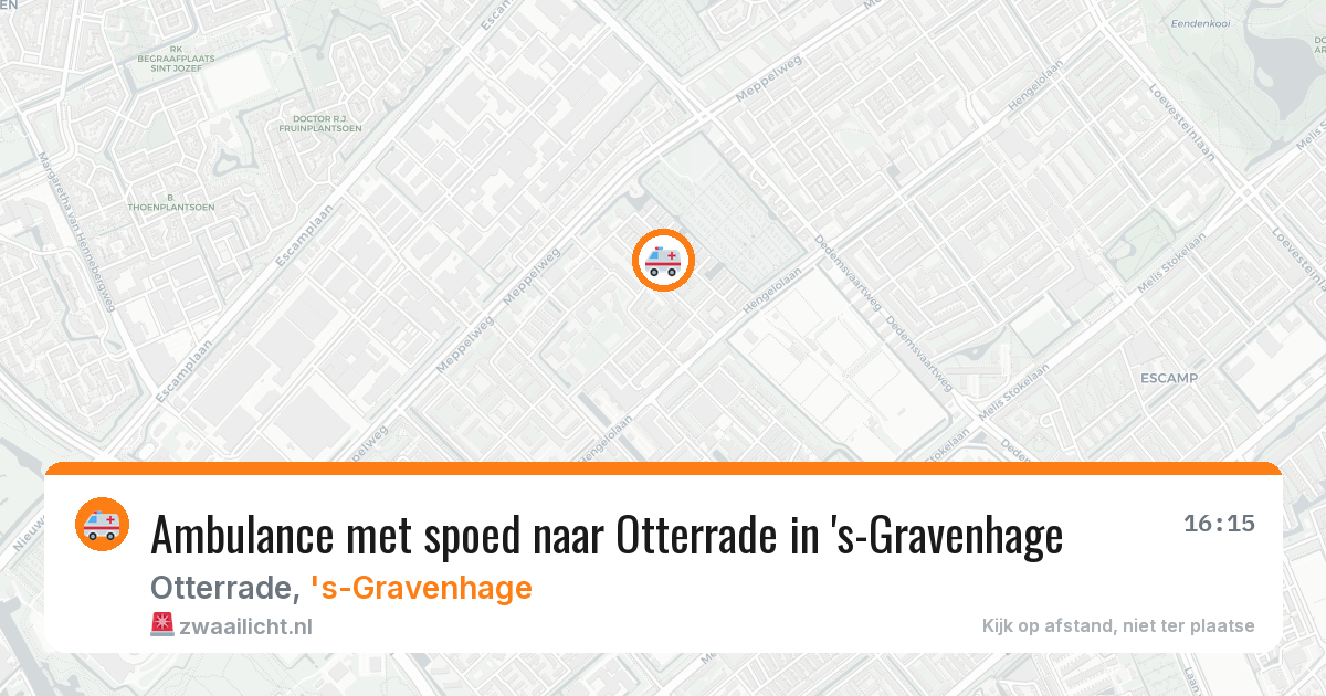 Ambulance met spoed naar Otterrade in 's-Gravenhage — 27 jun 2026