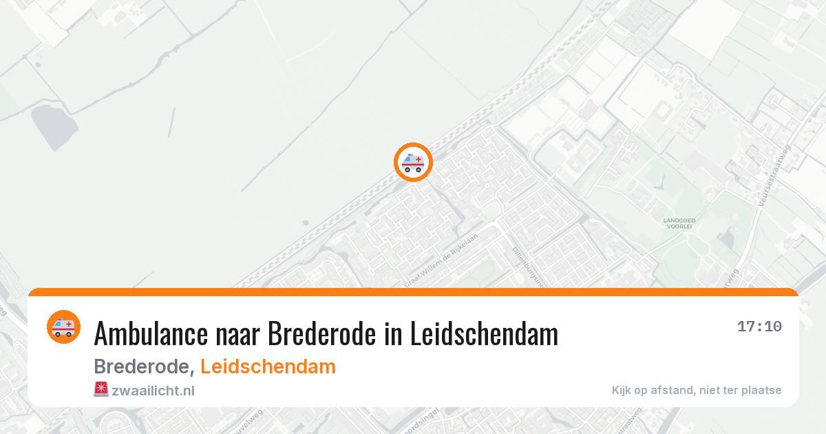 Ambulance naar Brederode in Leidschendam — 30 jun 2026