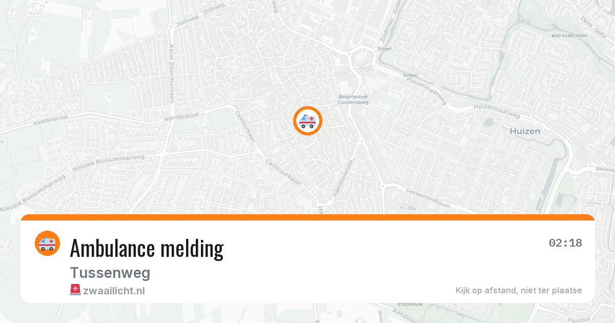 Ambulance melding — 18 jun 2026