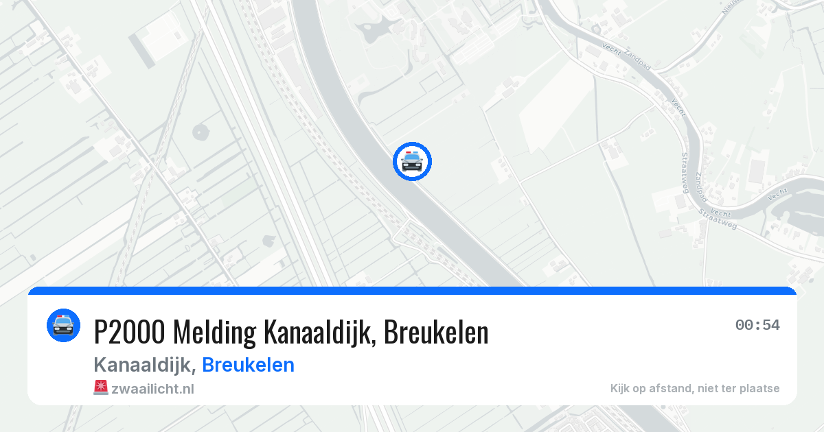 P2000 Melding Kanaaldijk, Breukelen — 5 aug 2026