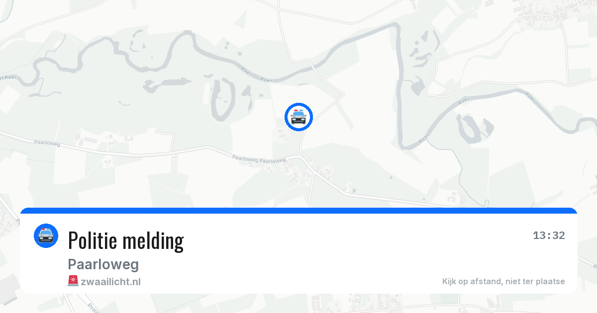 Politie melding — 24 apr 2026