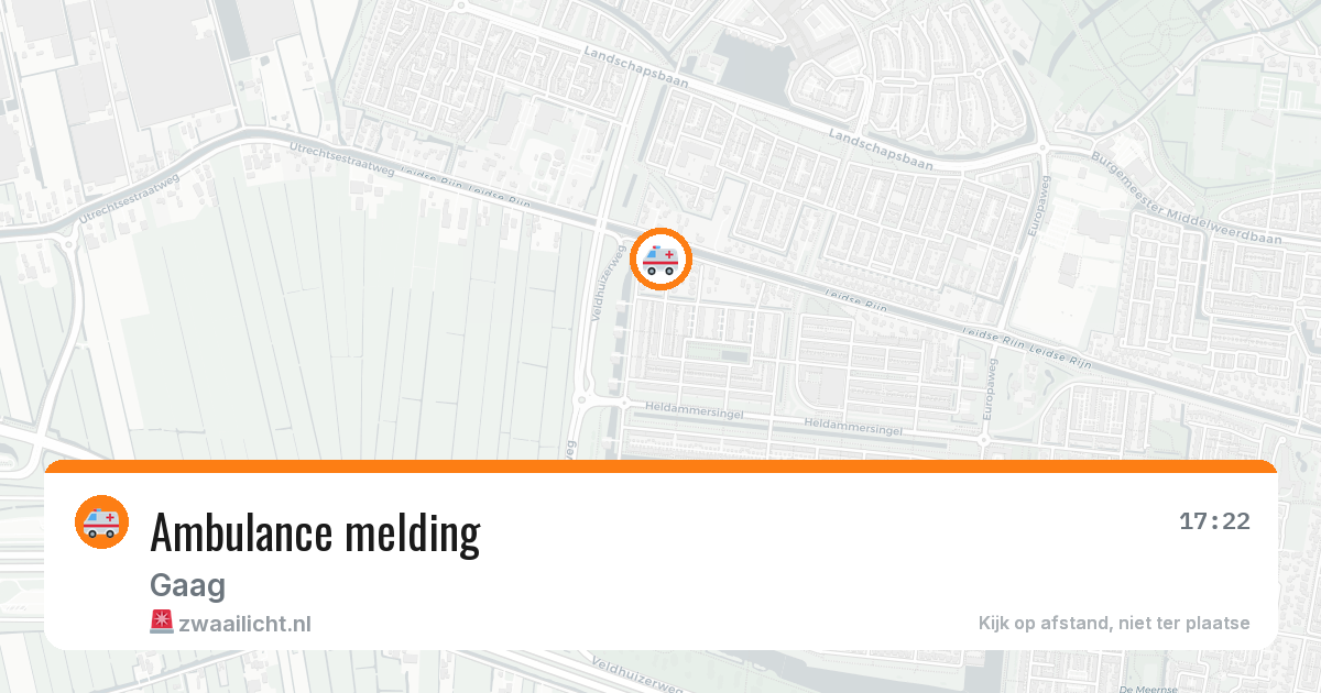 Ambulance melding — 23 jan 2026