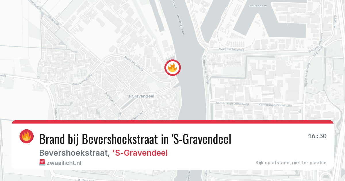 Brand bij Bevershoekstraat in 'S-Gravendeel — 26 mrt 2026