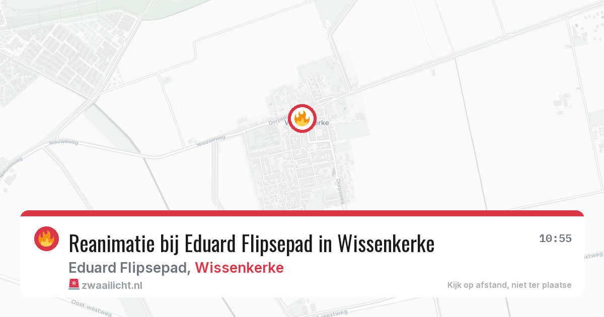 Reanimatie bij Eduard Flipsepad in Wissenkerke — 22 feb 2026