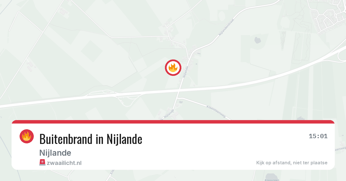 Buitenbrand in Nijlande — 26 jun 2026
