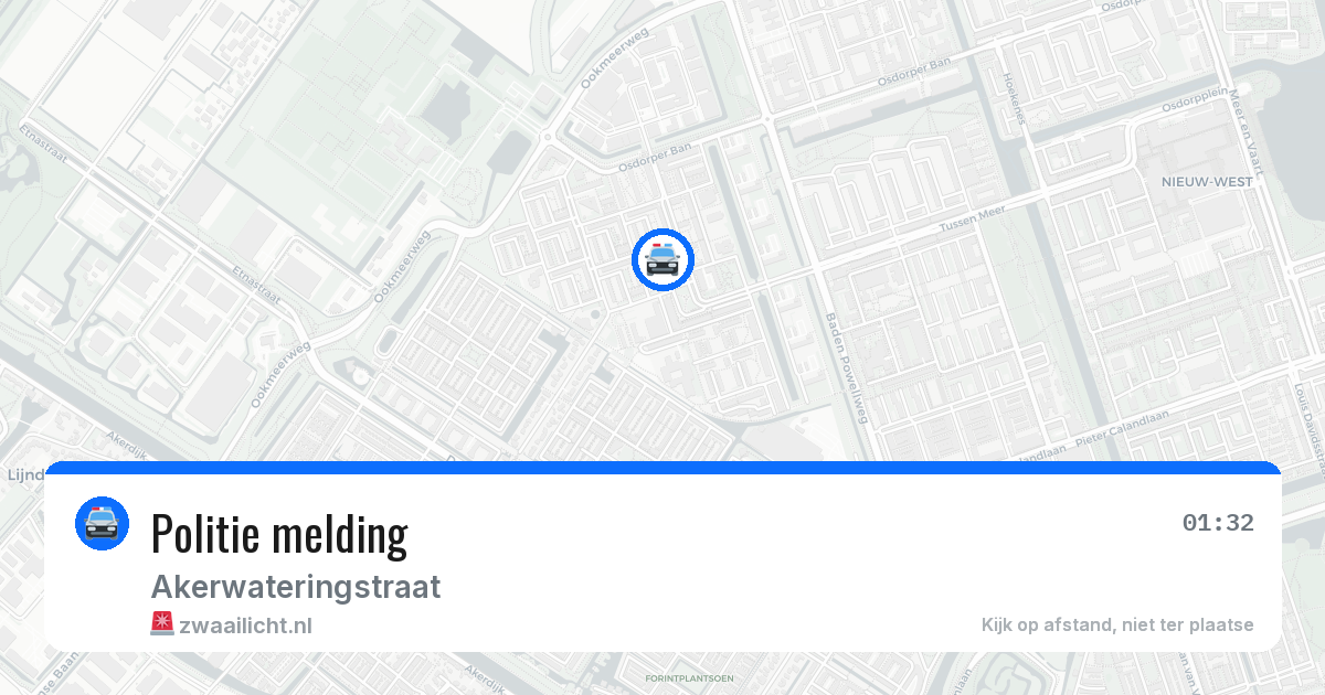 Politie melding — 13 jul 2026