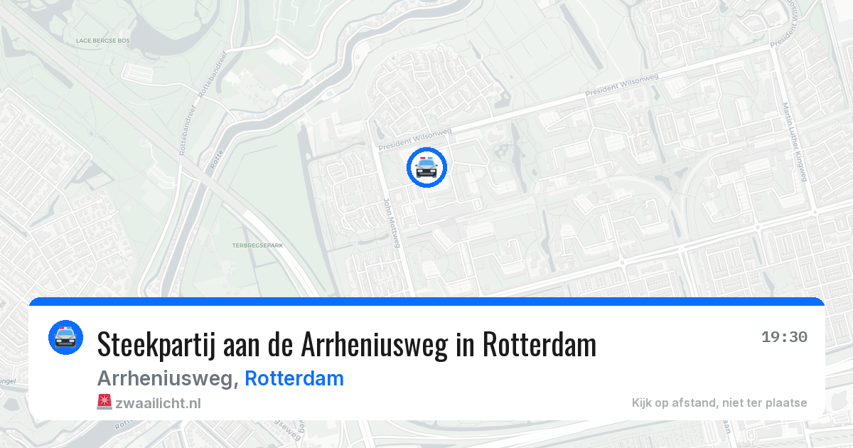 Steekpartij aan de Arrheniusweg in Rotterdam — 14 aug 2026