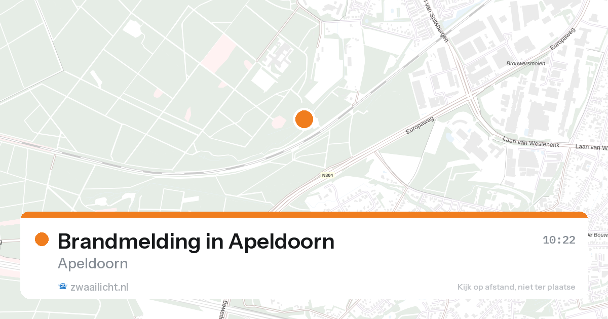 Brandmelding in Apeldoorn — 14 aug 2026