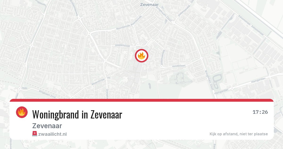 Woningbrand in Zevenaar — 1 jul 2026