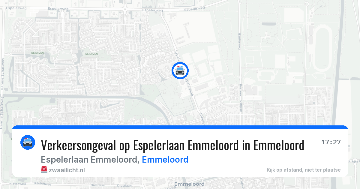 Verkeersongeval op Espelerlaan Emmeloord in Emmeloord — 22 mei 2026