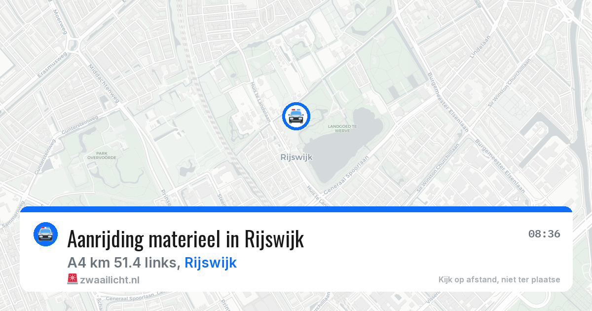 Aanrijding materieel in Rijswijk — 15 jul 2026