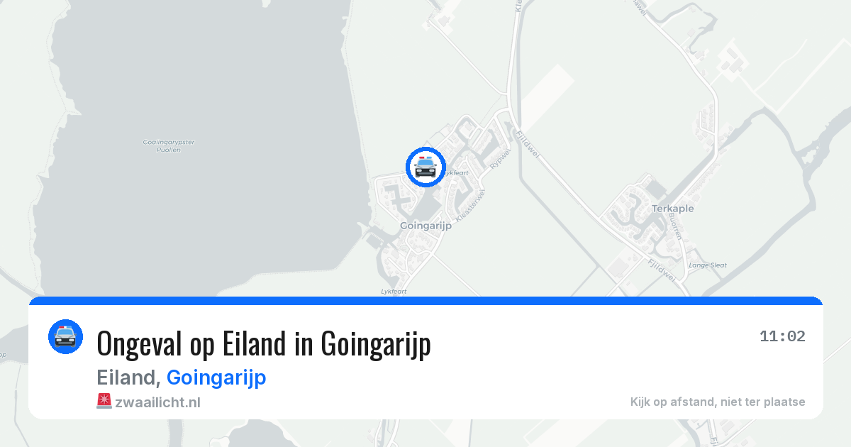 Ongeval op Eiland in Goingarijp — 14 jun 2026