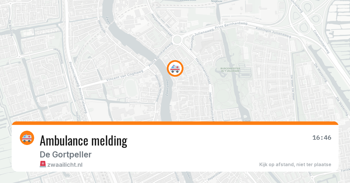 Ambulance melding — 8 apr 2026