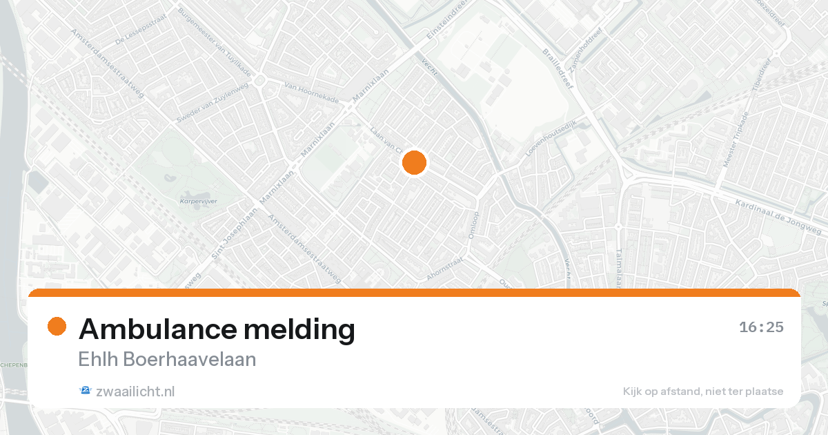 Ambulance melding — 30 jan 2026