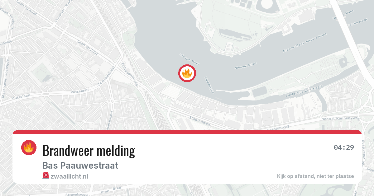 Brandweer melding — 27 jun 2026