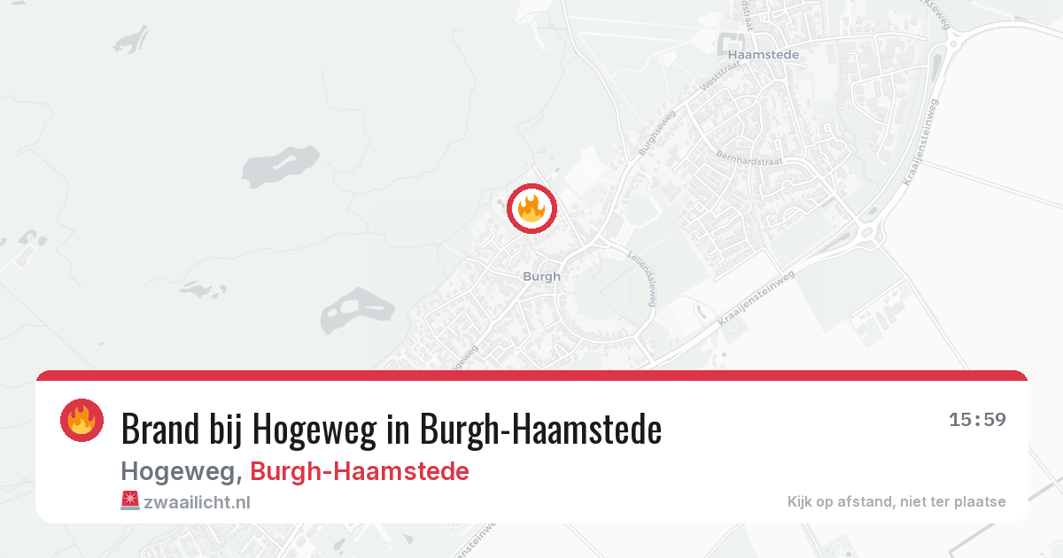 Brand bij Hogeweg in Burgh-Haamstede — 20 jun 2026