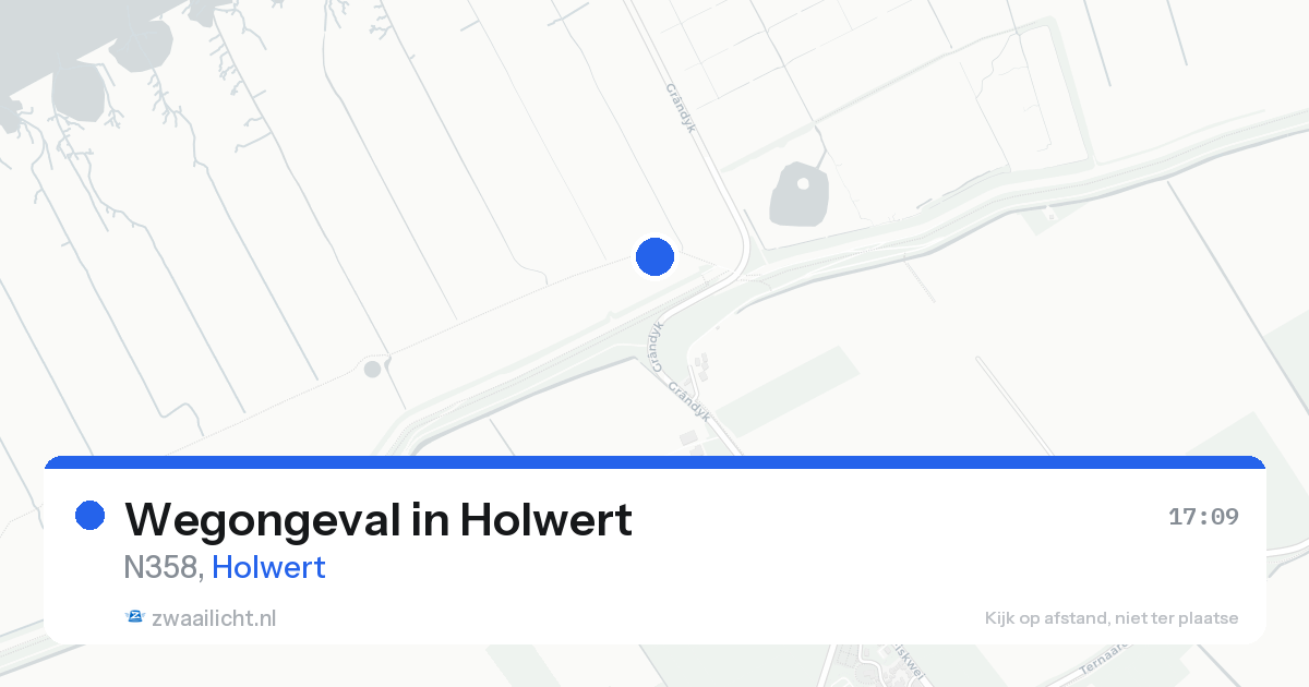 Wegongeval in Holwert — 21 aug 2026