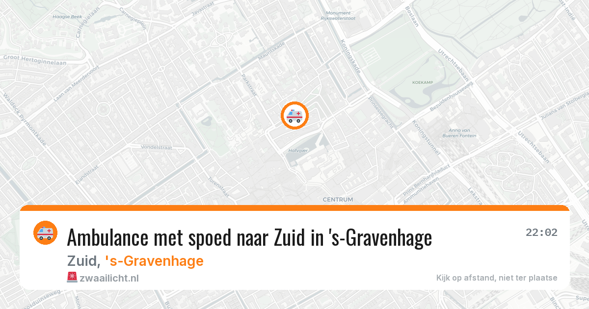 Ambulance met spoed naar Zuid in 's-Gravenhage — 27 jun 2026