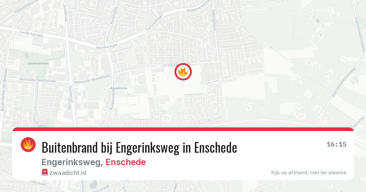 Buitenbrand bij Engerinksweg in Enschede — 2 mei 2026