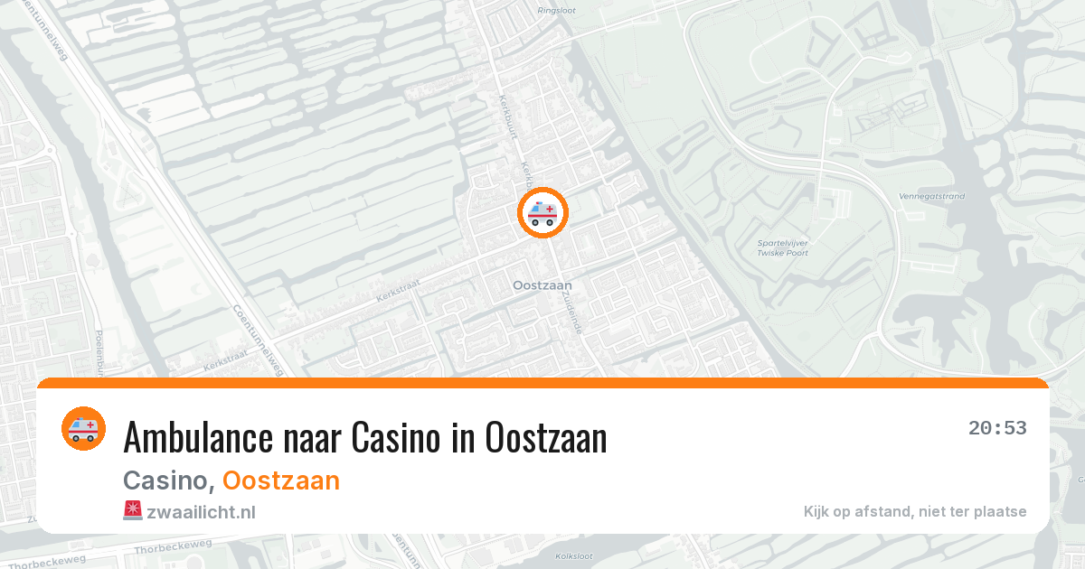 Ambulance naar Casino in Oostzaan — 2 jul 2026