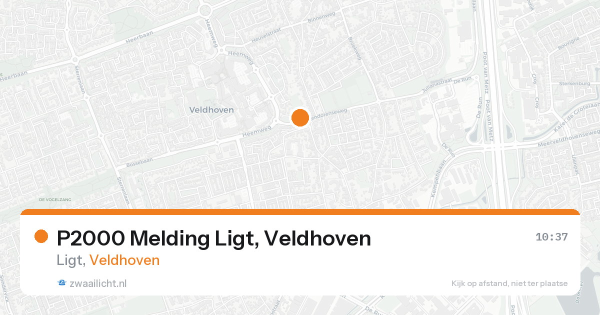 P2000 Melding Ligt, Veldhoven — 17 aug 2026
